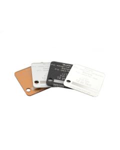 Sample Faceplate Reverse P11 silver flat / clear