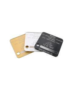 Sample Faceplate Reverse G11 silver glossy / clear