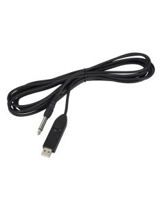 Shadow  guitar cable with USB connector and gain control