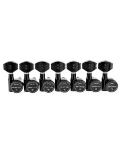 Graph Tech PRL-8721-B7 Ratio Electric Locking Machine Heads with Mini Contemporary Button - 7-String