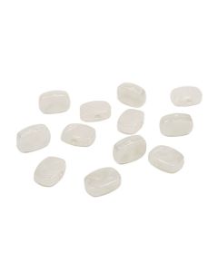Mechaniekknoppen, parelmoer, push-on model, 19x13mm, 12-pack