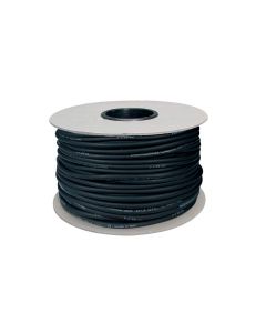Speaker kabel, zwart, rol, 100 meter, 2 x 1,5mm