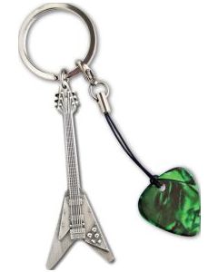 GA  Flying V(TM) Metal Keyring