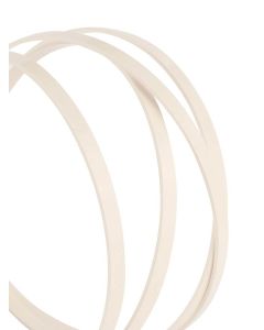 Incudo CAB guitar binding white plain - 1700x6x0.5mm (66.9x0.24x0.02")