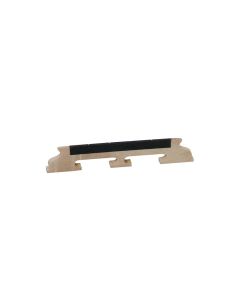 Brug voor banjo, esdoorn, ebben kam, hoogte: 1, 2", voor 4 snarige banjo