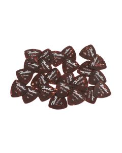 Boston picks, celluloid, tortoise, standard triangle model, 24-pack, medium, 0.70 mm.