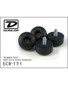 Dunlop ECB151 4 Rubber voeten voor WahWah