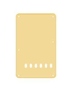 Back plate, string spacing 11,2mm, cream, 1 ply, standard Strat, 86x138mm