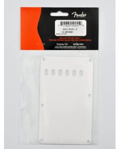 Fender Genuine Replacement Part Stratocaster back plate 1-ply white 
