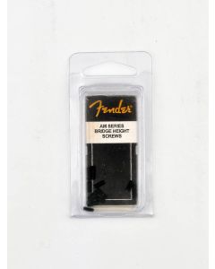 Fender Genuine Replacement Part saddle height screws American Deluxe and American Series guitars '86-'07 black 12 pcs 