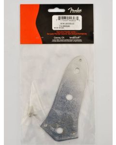Fender Genuine Replacement Part control plate 62 Jazz Bass 3 hole chrome 