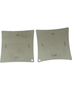 Radius Gauges - 2 Gauges for 8 Radiuses