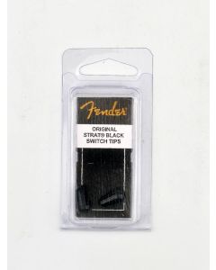 Fender Genuine Replacement Part switch tips Strat black 2 pcs 