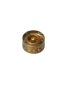 Speed knob (hatbox), transparent gold