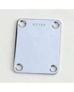 Neck plate 4 gaten Serienr Chrome