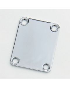 Neck plate 4 gaten Chrome