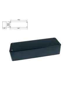 Pickup cover, 5-string no holes, mat black, 104,0x34,5x23,0mm