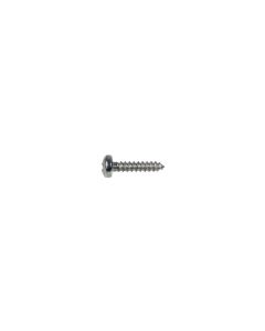 Screw, nickel, 2,2x6,5mm, 12pcs, dome head, tapping, for trussrod cover and tuners short