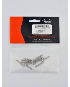 Fender Genuine Replacement Part bass bridge mounting screws 5 x 1  chrome 12 pcs 