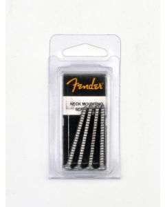 Fender Genuine Replacement Part neck mounting screws chrome 4 pcs 