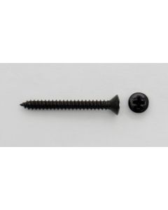 Neck Plate schroeven kort Black set 4st