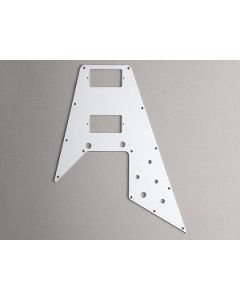 Slagplaat Flying V, wit