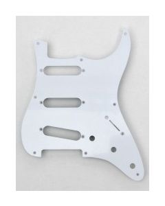 Pickguard Strat SSS Wit 1L 8 holes