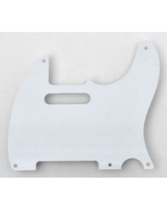 Pickguard Tele Wit 1 laags 5 gaats