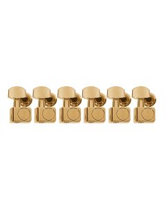 Fender Genuine Replacement Part machine heads American Standard 2 guide pins gold set of 6 