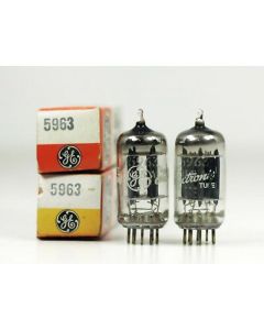 General Electric NOS USA 5963 12AU7 ECC82 