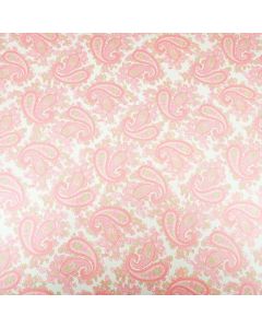 Luthitec silver backed pink paisley paper guitar body decal