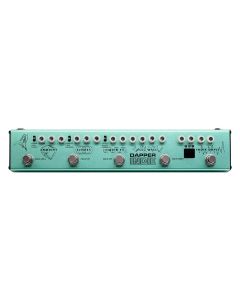 Valeton effect strip DAPPER INDIE with tuner + fuzz + echo + drive + modulation + reverb, with cab simulati