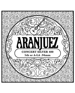 Aranjuez Concert Silver A-5 string, silverplated wound nylon, heavy gauge