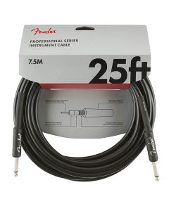 Fender Professional Series instrument cable, 25ft, black