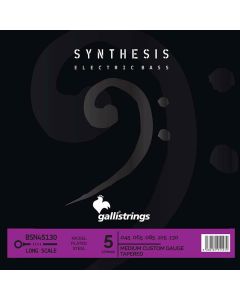 Galli Synthesis 5-string set electric bass, nickel and steel double winding, med custom tapered, 045-065-085-105-13