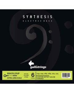 Galli Synthesis 6-string set electric bass, Udo Pannekeet Custom, 035-045-065-085-105-125 extra long scale