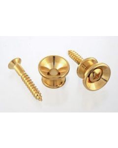 Allparts AP 0670-B02 Bulk Strap Knob gold 30 