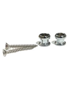 Allparts AP-0682-010 Strap Lock Buttons chrome