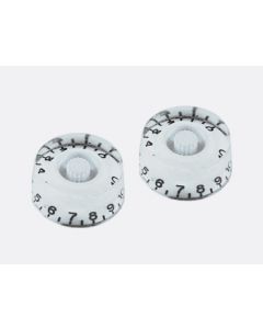 Allparts PK 0130-025 LP Knob(2) speed White 
