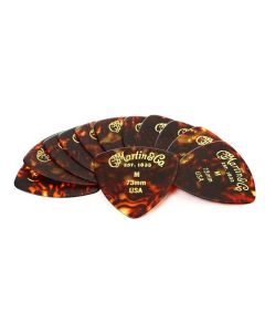 Martin pick pack 346 shape .73mm faux tortoise Medium 12 pcs