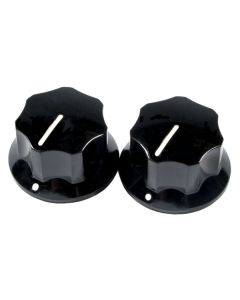 Fender® 65 Jaguar® Pot Knobs black (2) 