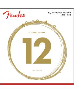 Fender® 70L Ac. Guitar Strings 012/052