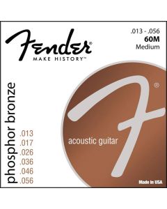 Fender Phosphor Bronze string set acoustic ph.bronze roundwound medium 013-017-026-036-046-056 