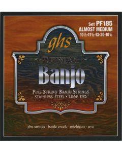 GHS PF 185 5-Str. Banjo String St. Steel
