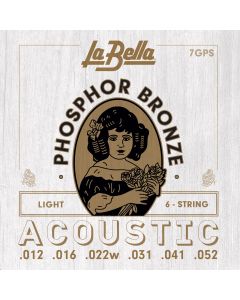 La Bella 7GPS Phosphor Bronze 012/052