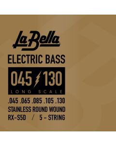 La Bella Bass RX-S5D St. Steel 045/130