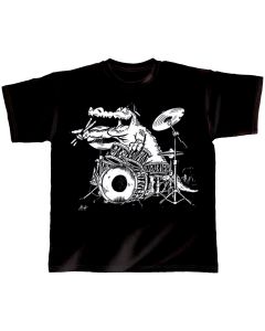 T-Shirt black Kroko Power M 