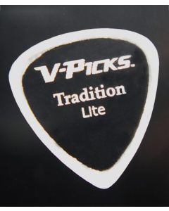 V-Pick Tradition Lite Ghost Rim Pick 