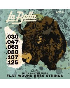 La Bella Olinto Signature Flats string set electric 6-string bass