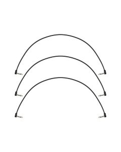 Fender Professional Series Blockchain 24" patch cable, 3-pack, angle/angle